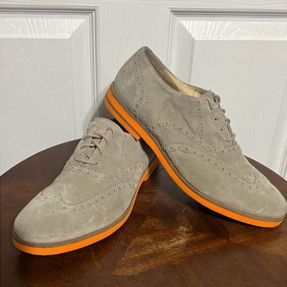 🔥 J.P. Camp's Women's Made in Italy Oxfords Beige Suede Size EUR 40 / US 9-9.5 - Picture 1 of 14